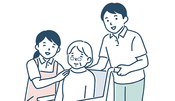 利用者同士が交流する様子